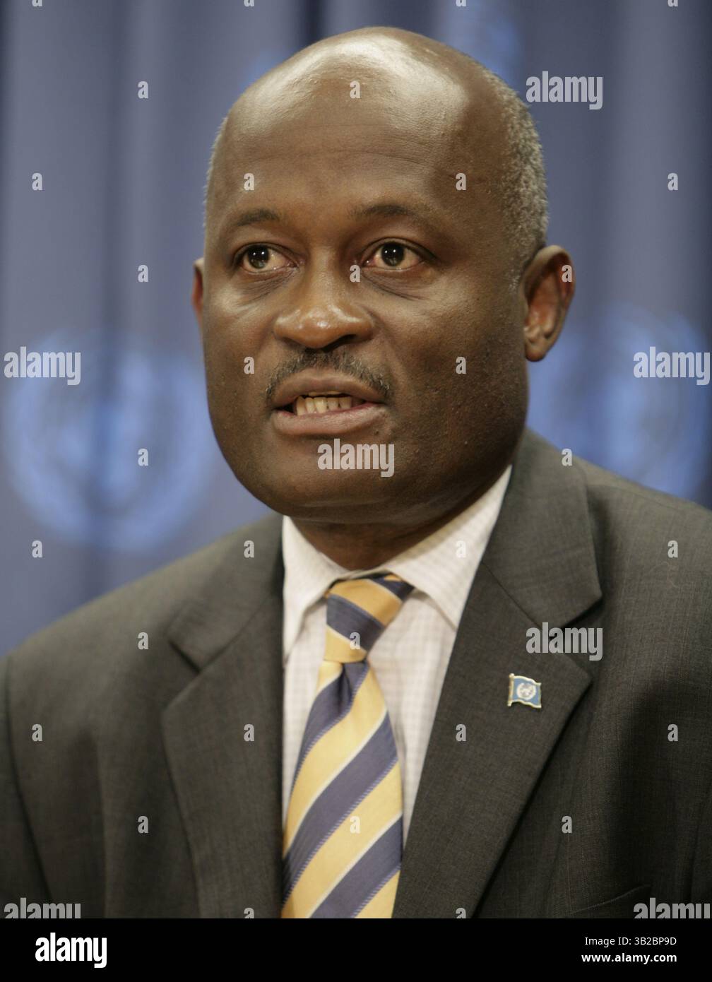 Nazioni Unite - NYC - USA - 11 settembre 2009 - Jean Victor Nkolo è il nuovo portavoce della prossima Assemblea generale. (Immagine di credito: © Luiz Rampelotto/ZUMA Press) Foto Stock