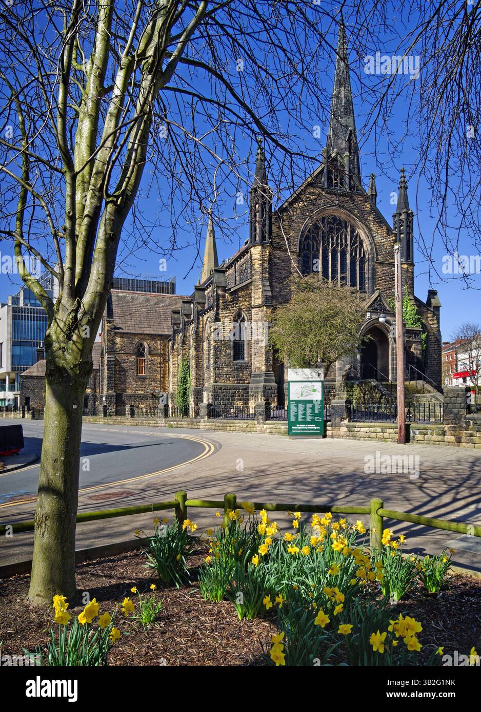 Regno Unito, West Yorkshire, Leeds, Università di Leeds, Trinity St David’s Church. Foto Stock