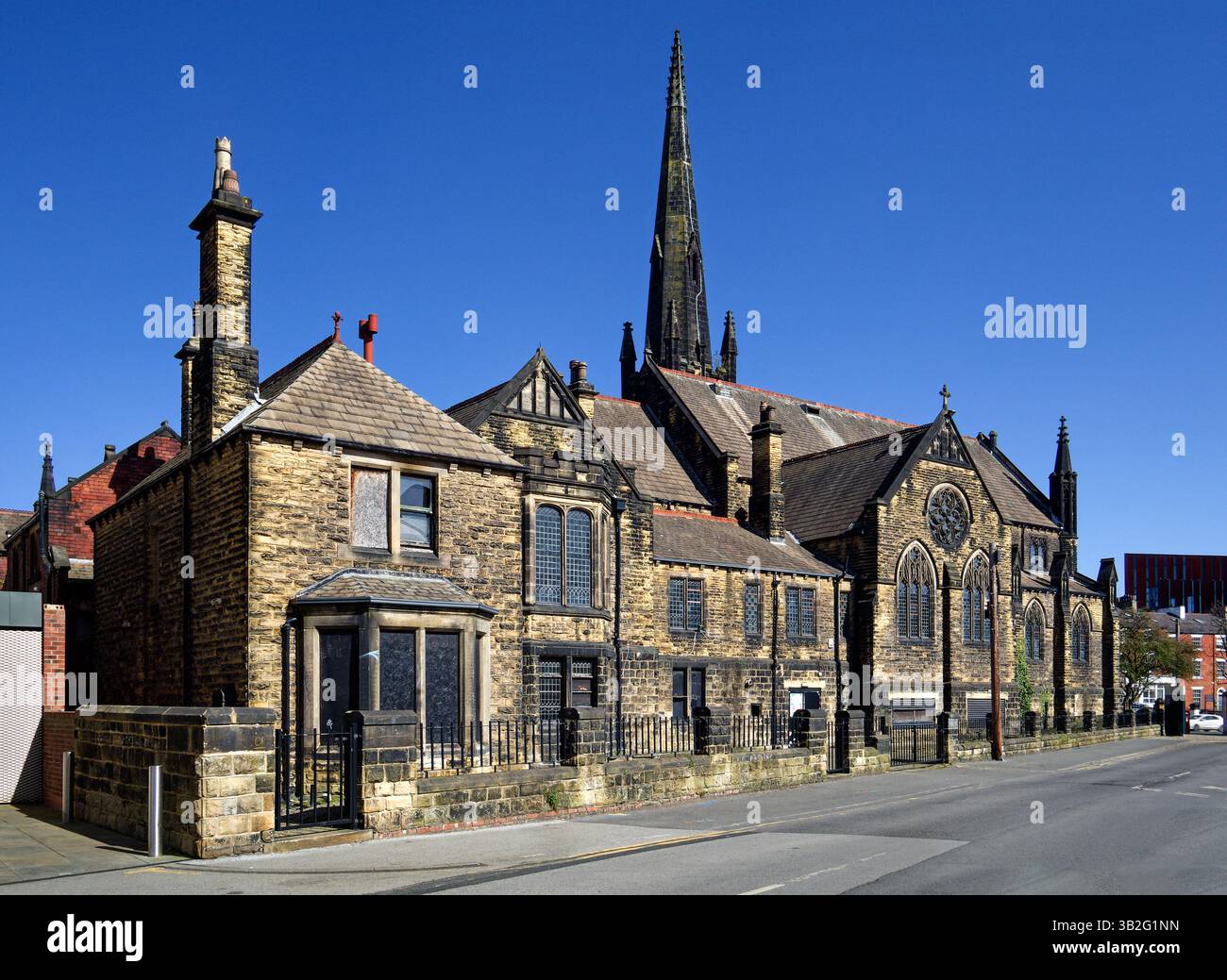 Regno Unito, West Yorkshire, Leeds, Università di Leeds, Trinity St David’s Church. Foto Stock