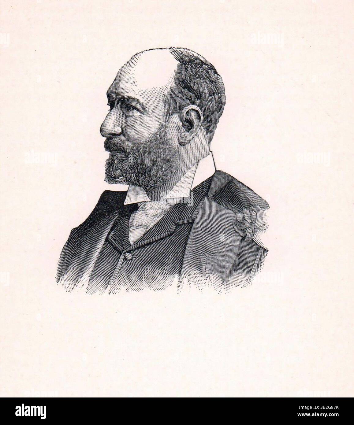 Augustus Harris, Sir Augustus Henry Glossop Harris (1852 – 1896) attore e impresario britannico Foto Stock