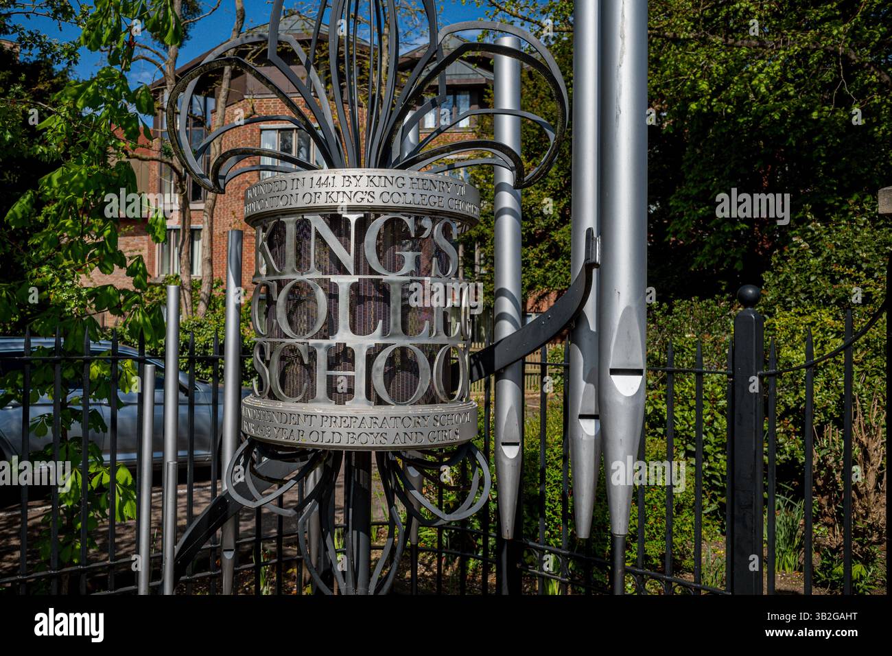 Kings College School Cambridge - la King's College School è una scuola preparatoria privata coeducativa per studenti di età compresa tra 4 e 13 anni. Foto Stock