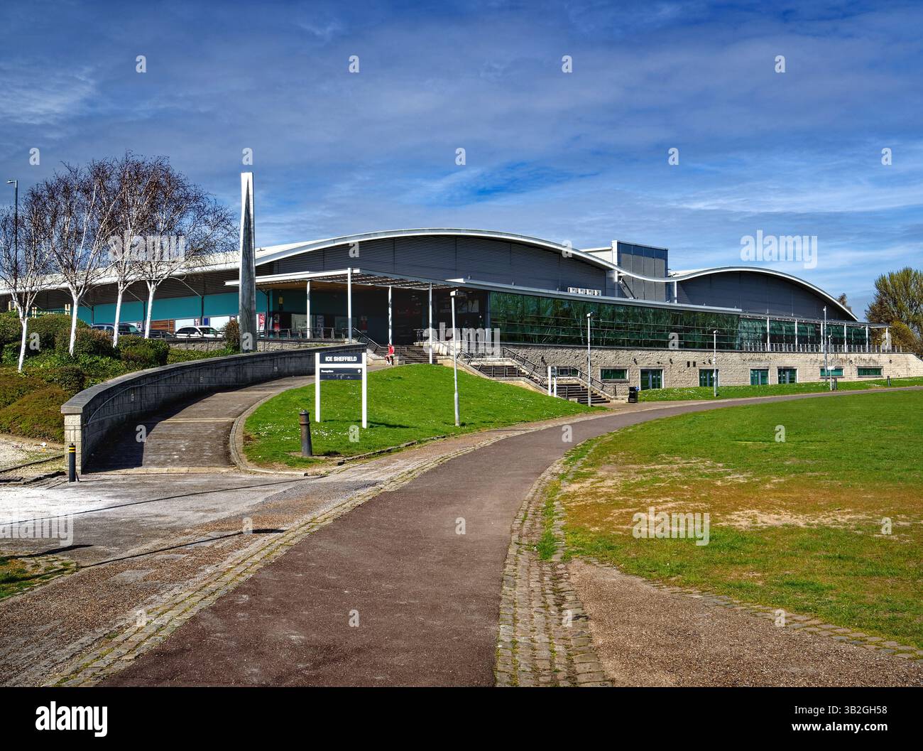 Regno Unito, South Yorkshire, Sheffield, Attercliffe, IceSheffield. Foto Stock