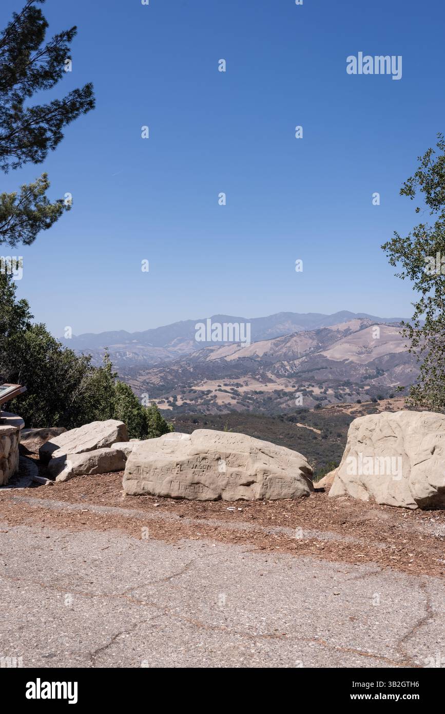 Vedute panoramiche di Paso Robles, Calfornia Foto Stock