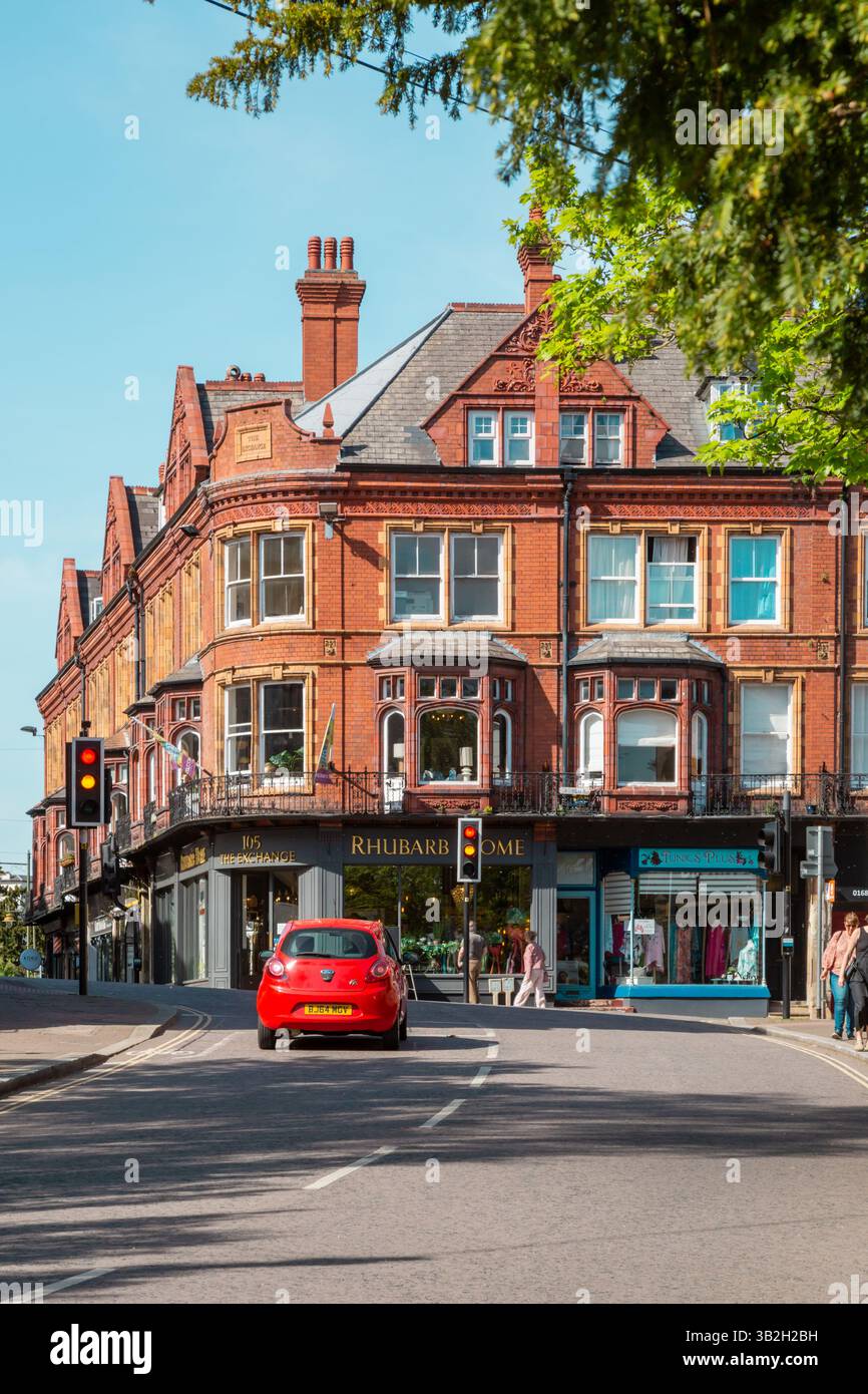 Vecchi edifici vittoriani, Great Malvern, Worcestershire, Regno Unito. 2025 Foto Stock