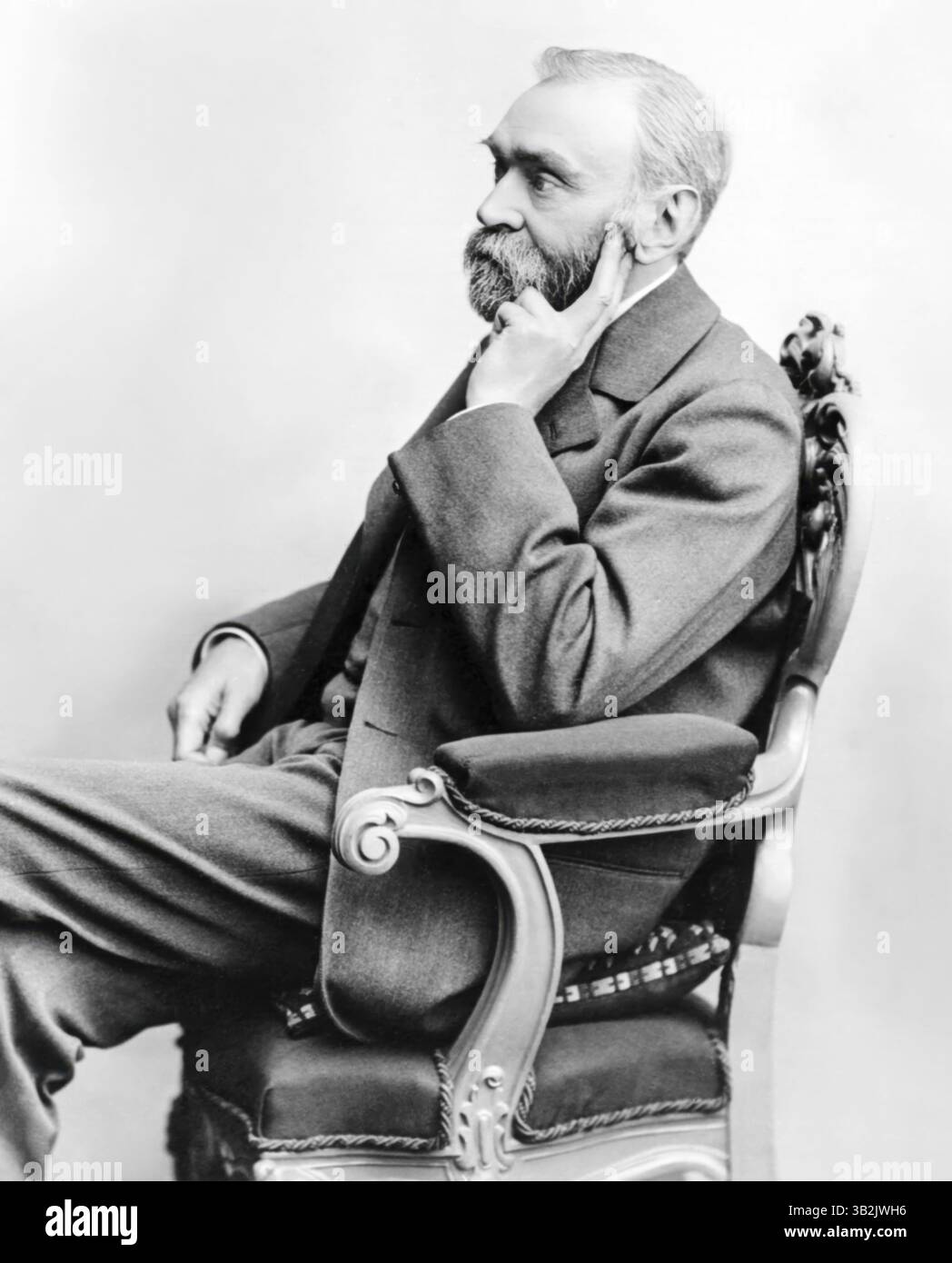 Alfred Nobel (1833-1896), inventore svedese della dinamite e fondatore dei premi Nobel. Foto Stock