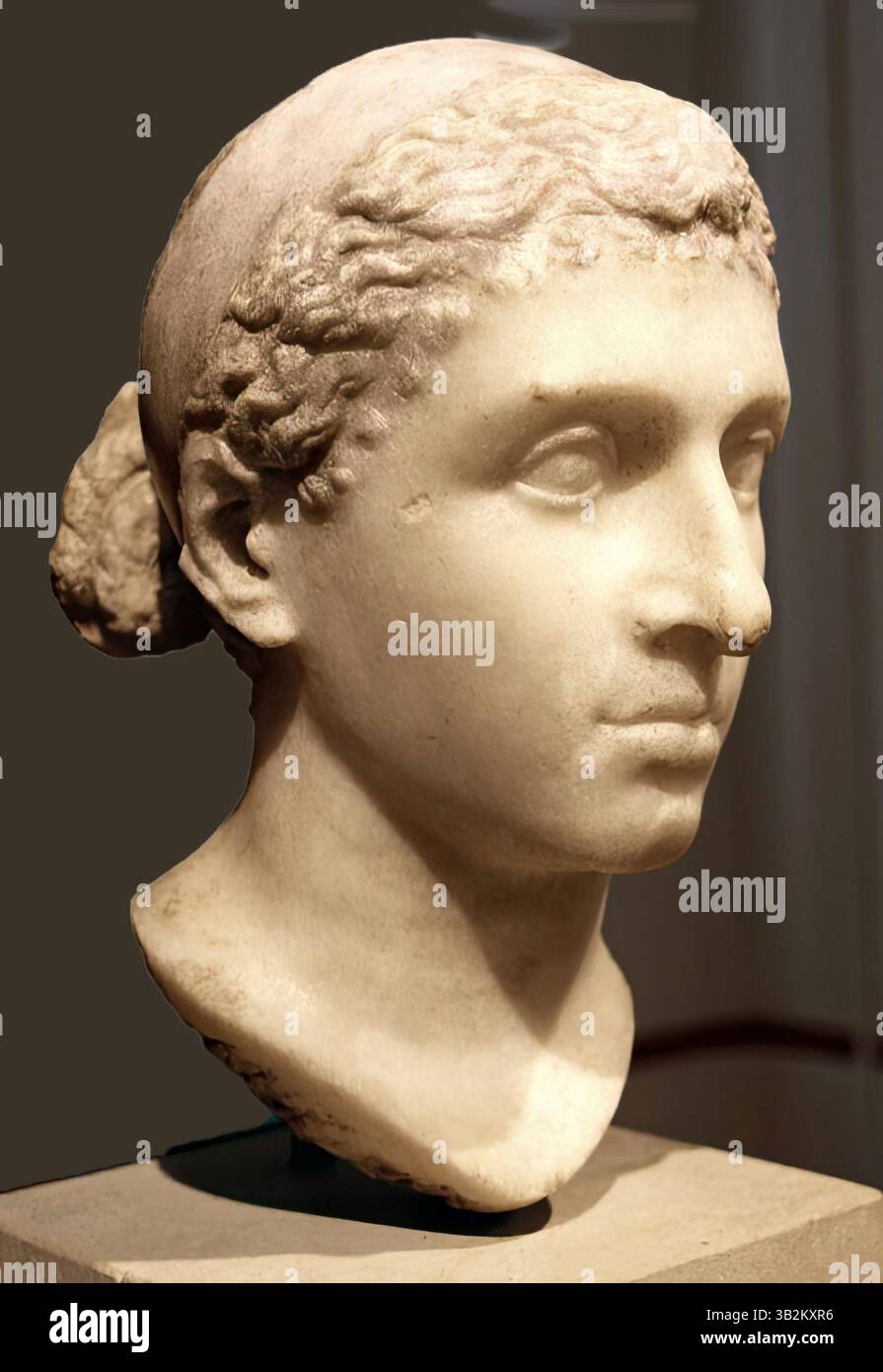 7466. Cleopatra VII Filopatore, indicato come Cleopatra, fu l'ultimo faraone della dinastia Tolomeo egizia che regnò dal 51 a.C. al 30 a.C.. Foto Stock