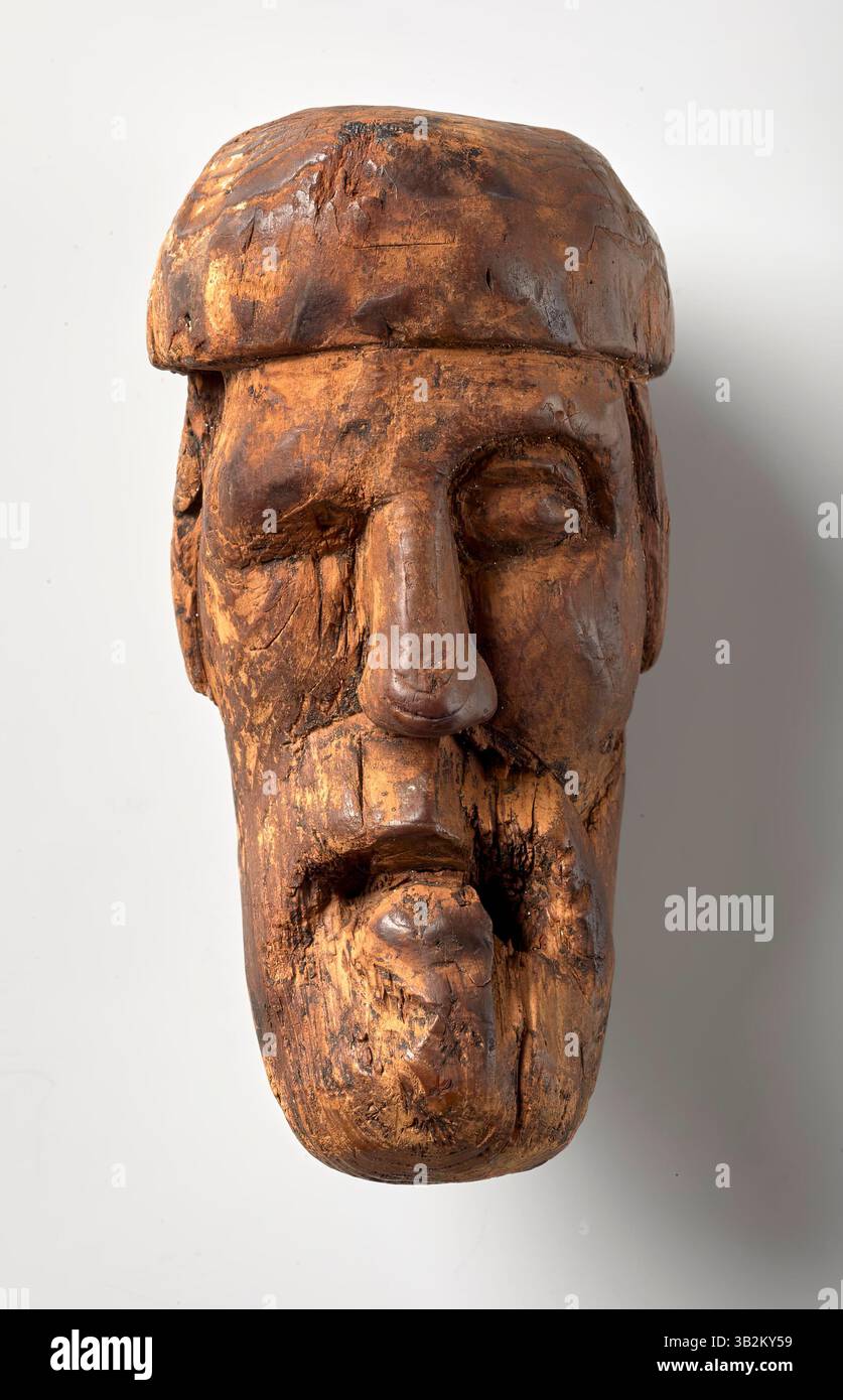 7706. Odino è un dio ampiamente venerato nel paganesimo nordico e germanico. La divinità più importante della mitologia nordica. Norvegia, c. 12-13esimo. C. AD. Foto Stock