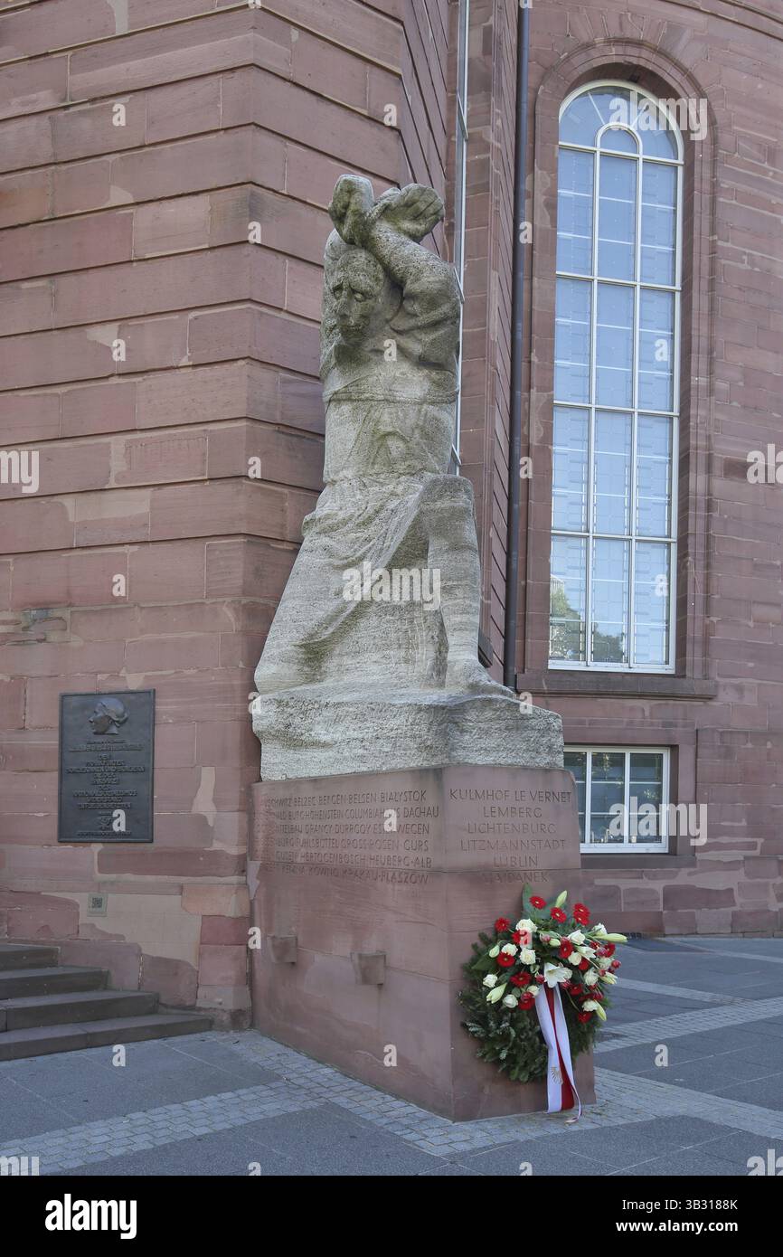 Memoriale al terrore durante l'era nazista di Hans Wimmer 1964, nazionalsocialismo, stato nazista, era nazista, nazionalsocialista, fascismo, violenza, morte, fe Foto Stock