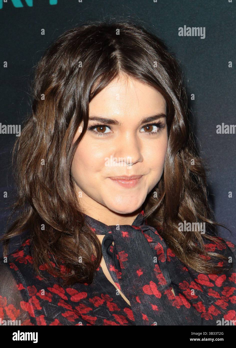 9 gennaio 2016 - Pasadena, California, USA - Maia Mitchell partecipa al Winter Press Tour DISNEY/ABC TCA al Langham Huntington il 9 gennaio 2016 a Pasadena, California. Foto: Tony Lowe/Globephotos (immagine di credito: © Tony Lowe/Globe Photos via ZUMA Wire) Foto Stock