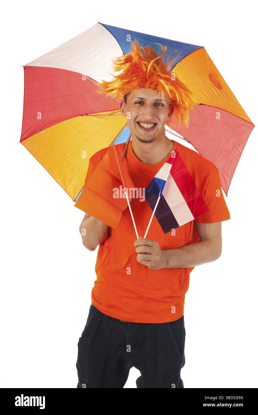 Sostenitore del calcio olandese club Foto Stock