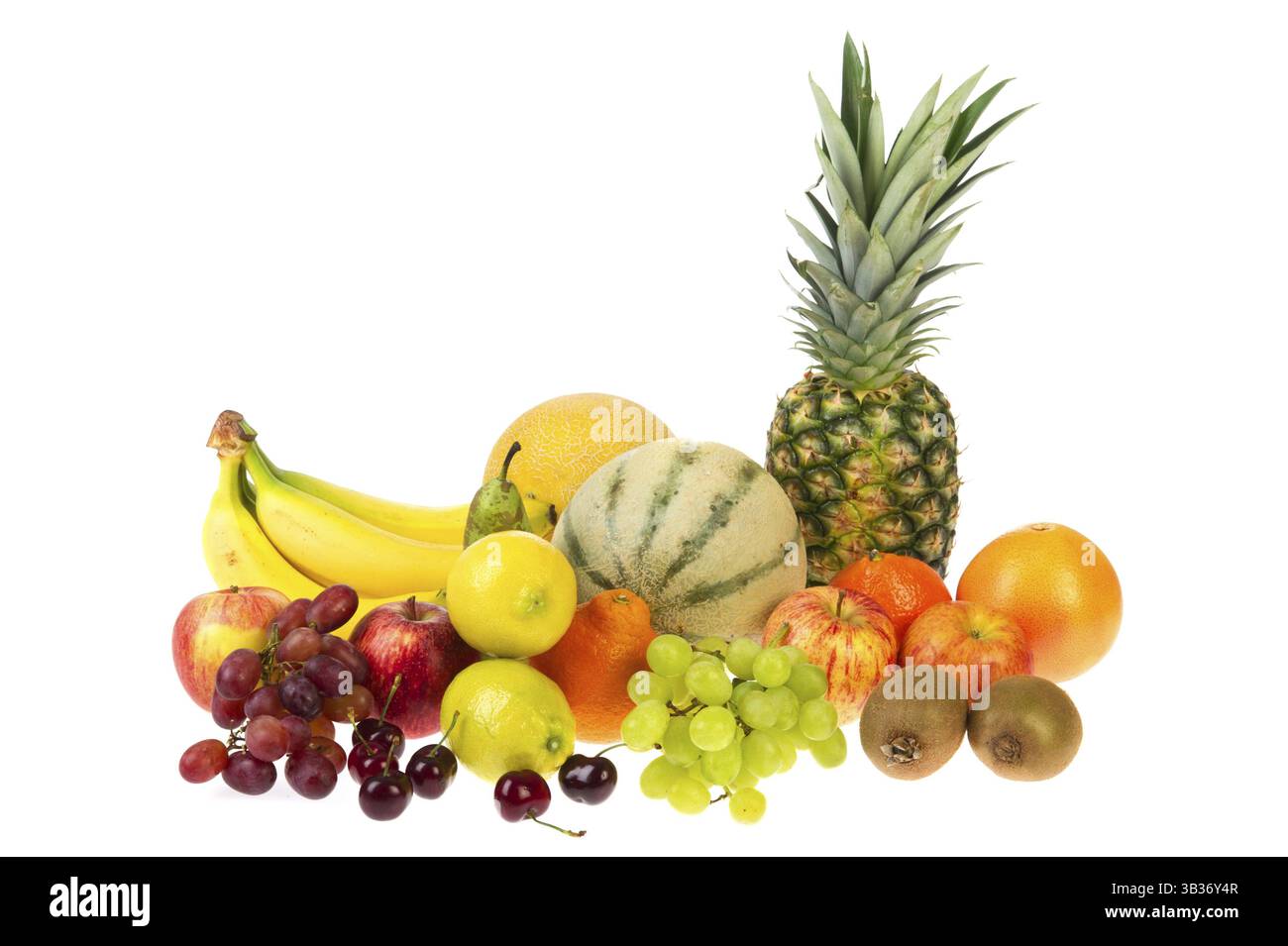 Ancora in vita con vari tipi di frutta fresca Foto Stock