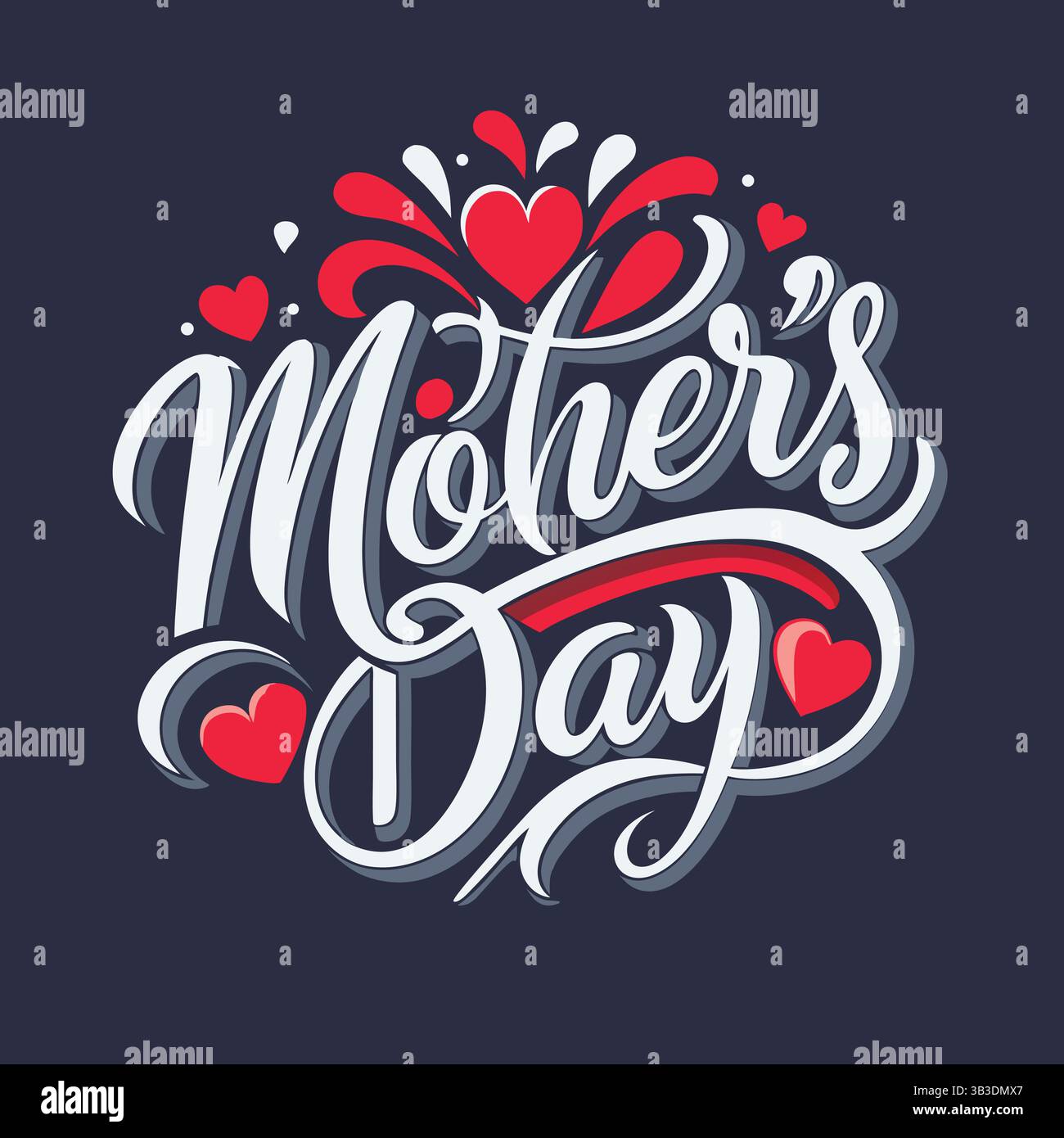 Immagini, didascalie e post sui social media per la festa della mamma Illustrazione Vettoriale