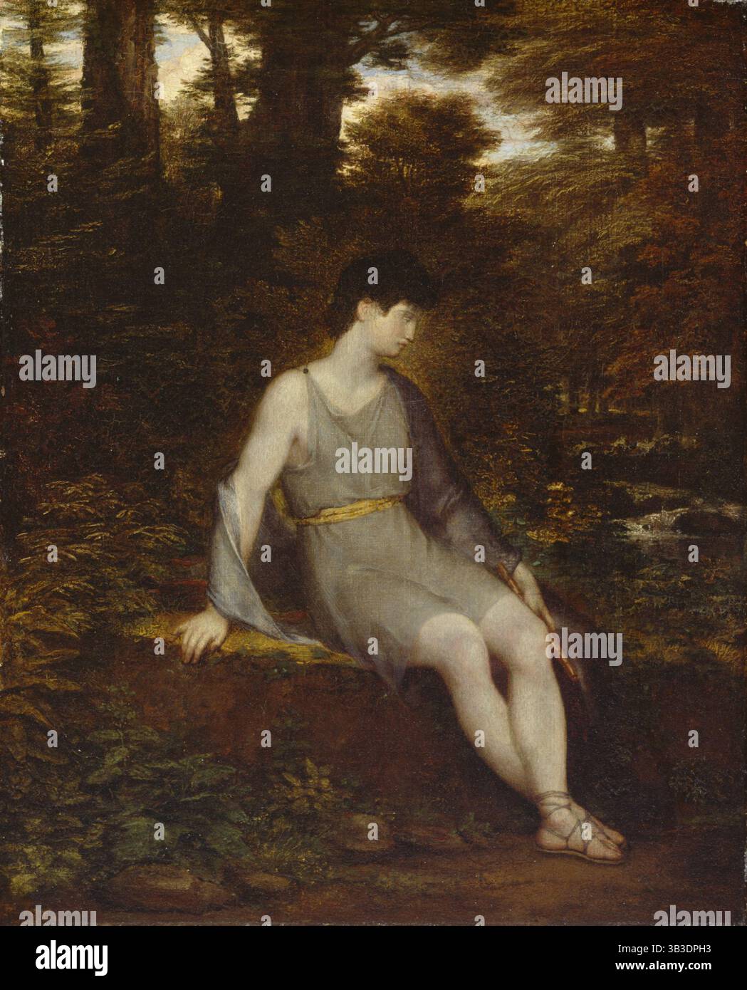 Washington Allston - Italian Shepherd Boy - 44,166 - Detroit Institute of Arts Foto Stock