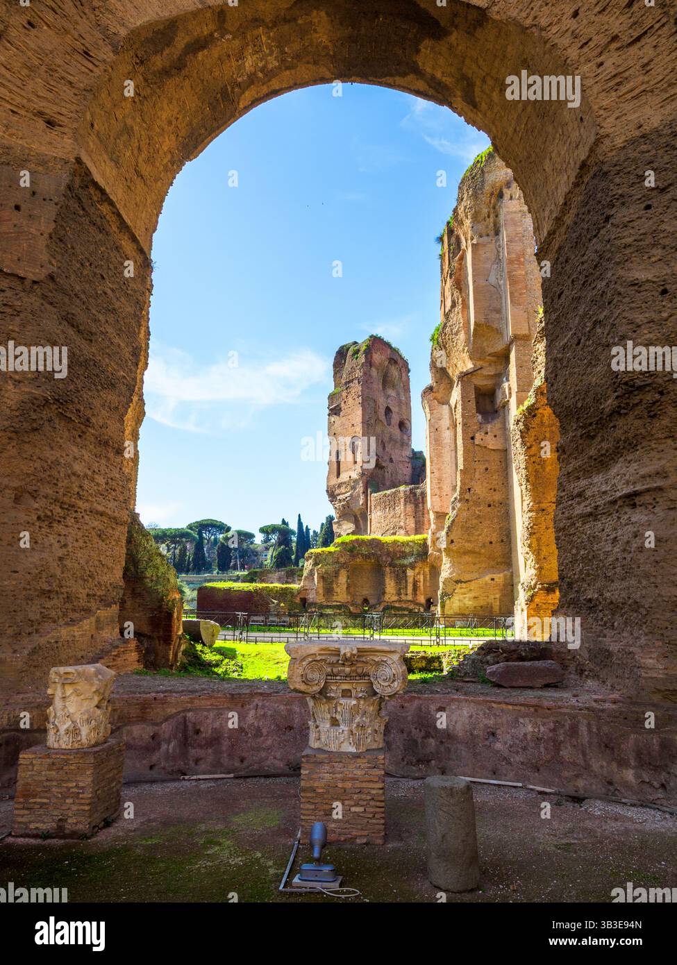 Terme di Caracalla - Roma, Italia Foto Stock