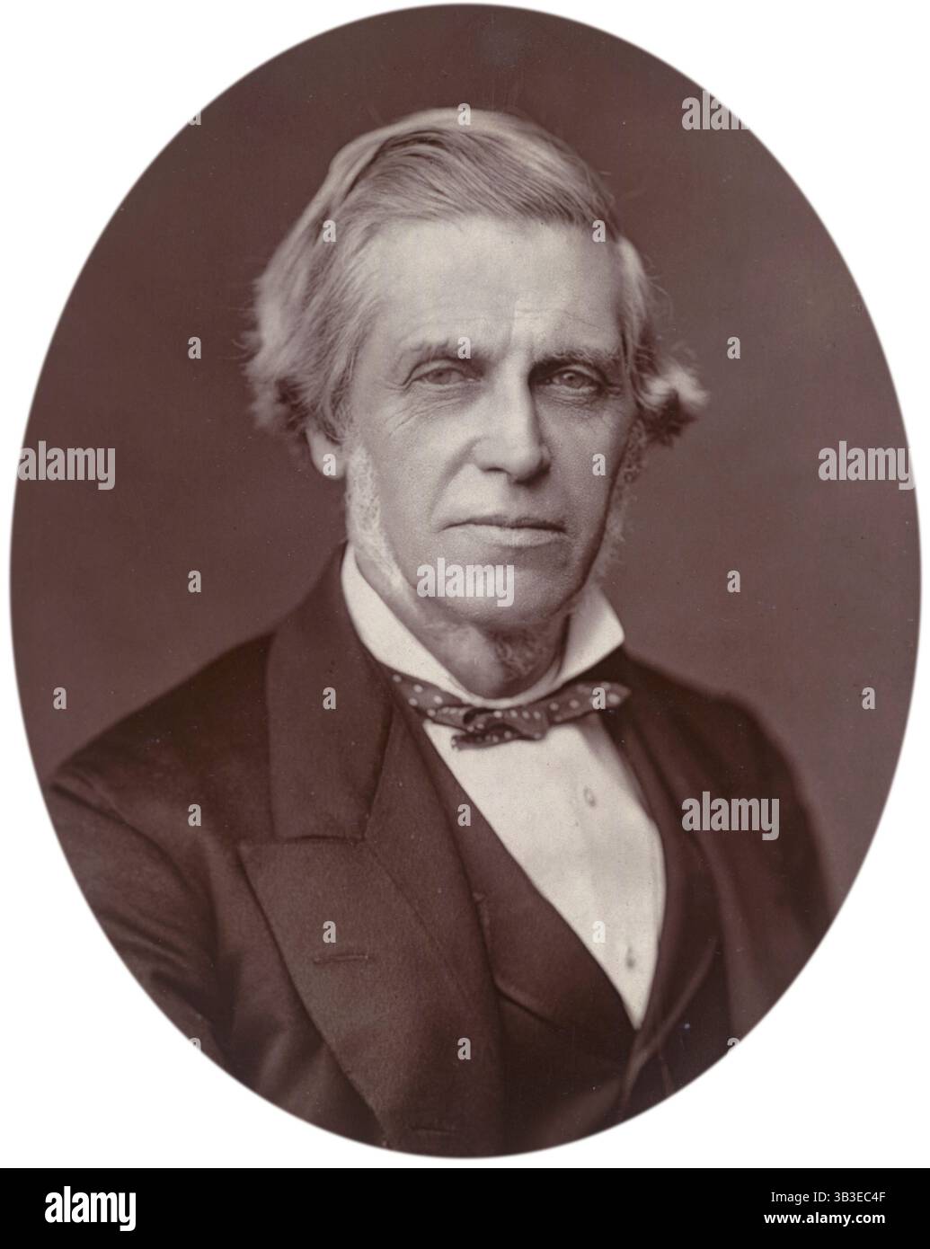 William Bowman, membro della Royal Society, 1880. Nel 1839 Bowman divenne membro del Royal College of Surgeons of England. L'anno seguente fu nominato giovane dimostratore di anatomia e curatore del museo del King's College. Divenne chirurgo completo all'ospedale nel 1856. Nel 1846 fu nominato assistente chirurgo del Royal London Ophthalmic Hospital, Moorfields; e divenne chirurgo completo nel 1851. Bowman divenne il principale chirurgo oftalmico a Londra. Si interessò anche alla formazione degli infermieri e fu determinante nella creazione della St John's House e del Nightingale Fund Council Foto Stock