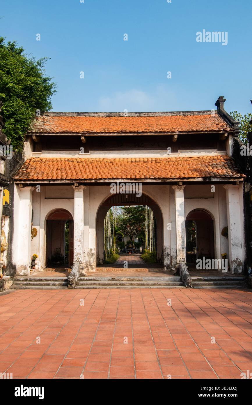 Cittadella imperiale vicino ad Hanoi, Vietnam Foto Stock