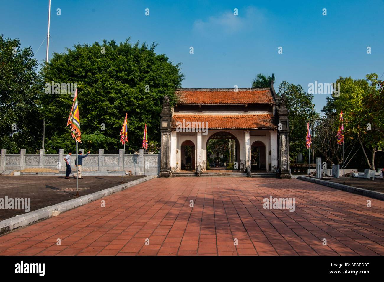 Cittadella imperiale vicino ad Hanoi, Vietnam Foto Stock
