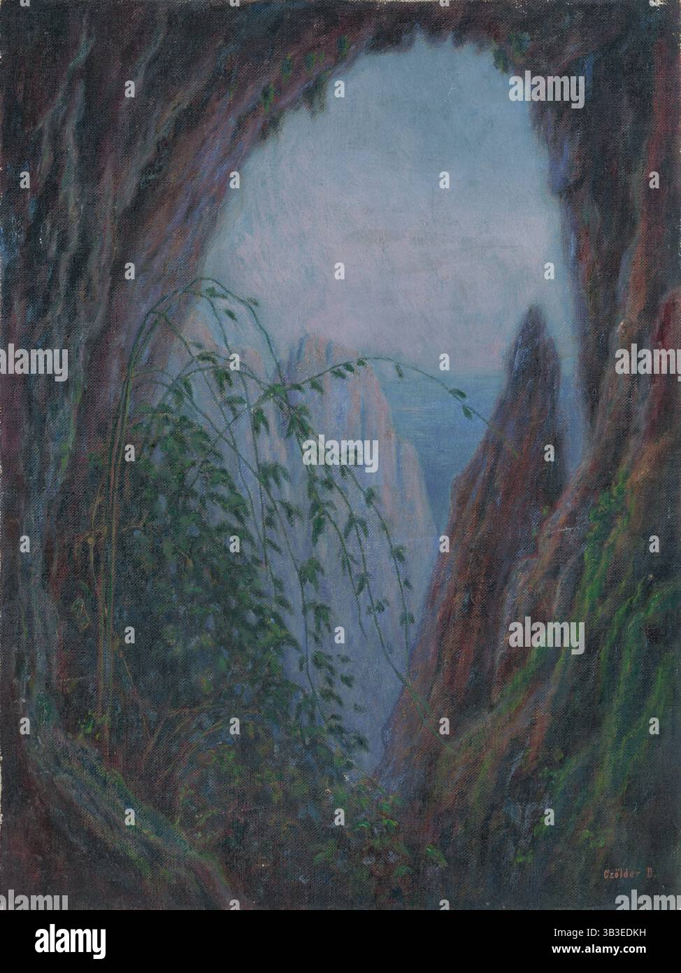 Rocky Landscape, all'inizio del XX secolo. Foto Stock