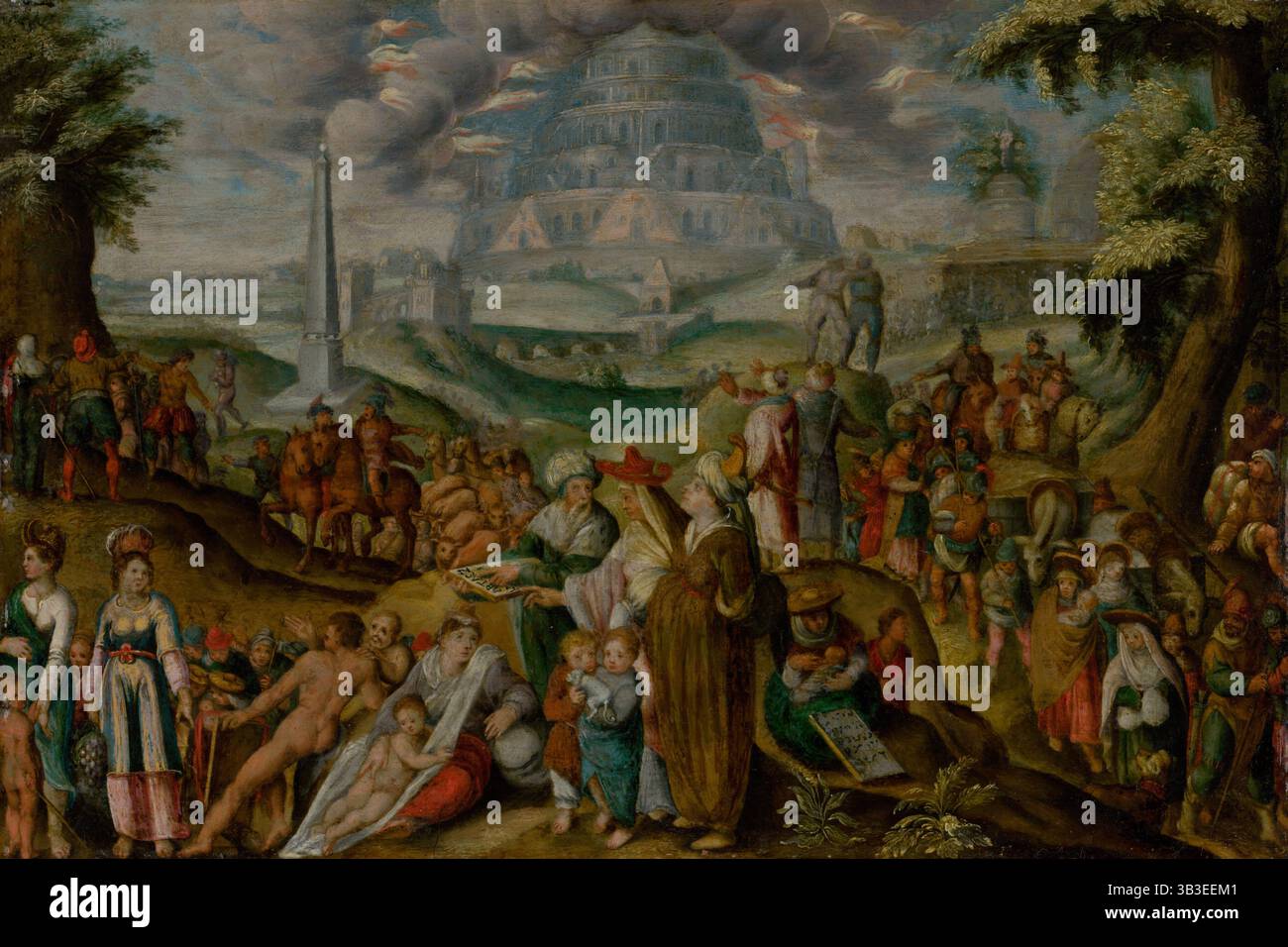 La confusione di Tongues, 1600. Foto Stock