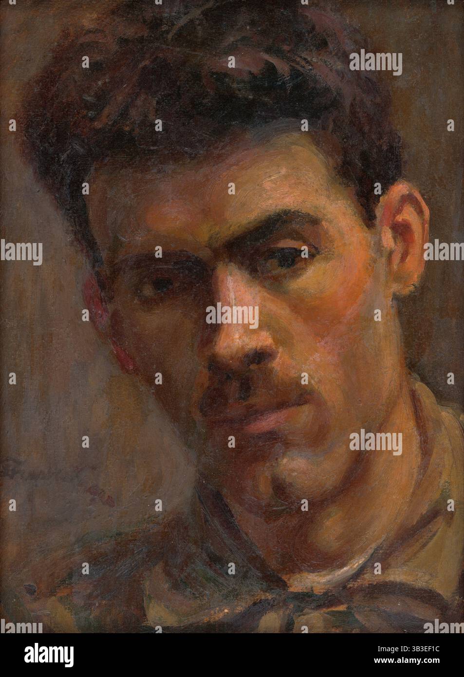 Studio capo di un uomo, 1920. Foto Stock