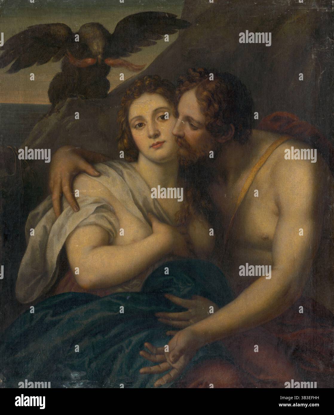 Scena mitologica, 1820-1920. Foto Stock