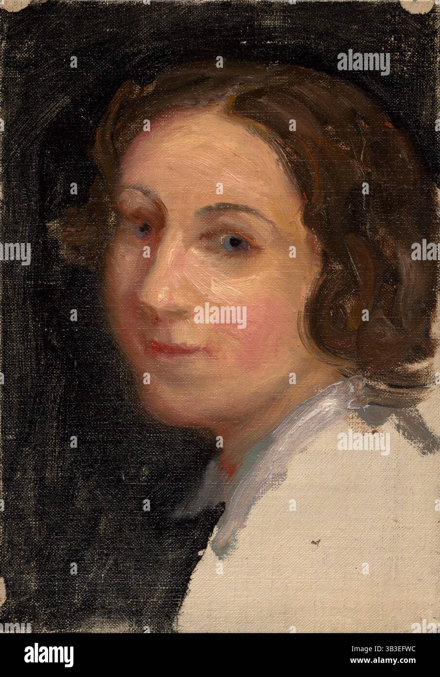 Ritratto di D. Rosulková-Kubíková, 1931. Foto Stock