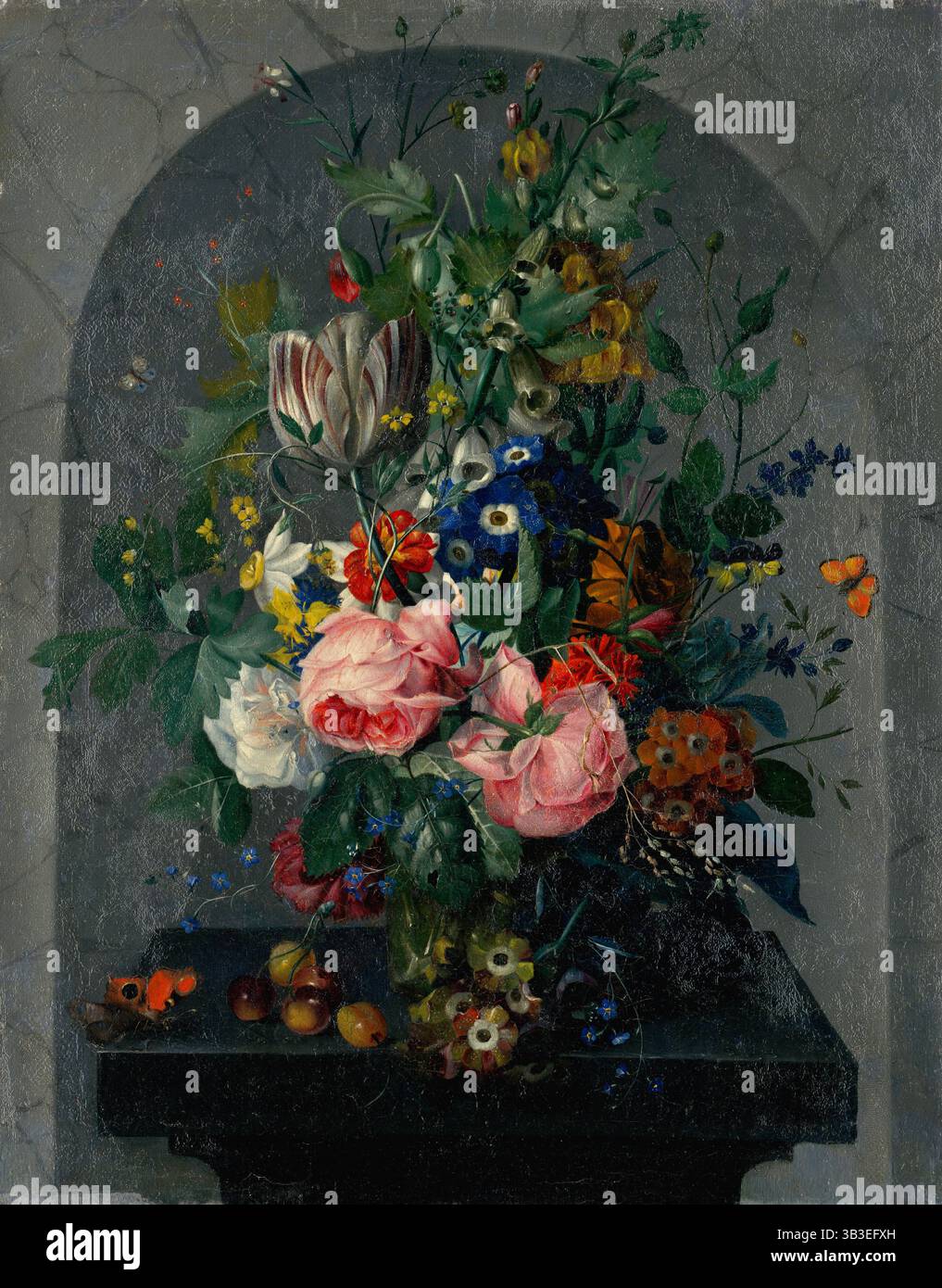 Flower STILL Life, 1760-1780. Foto Stock