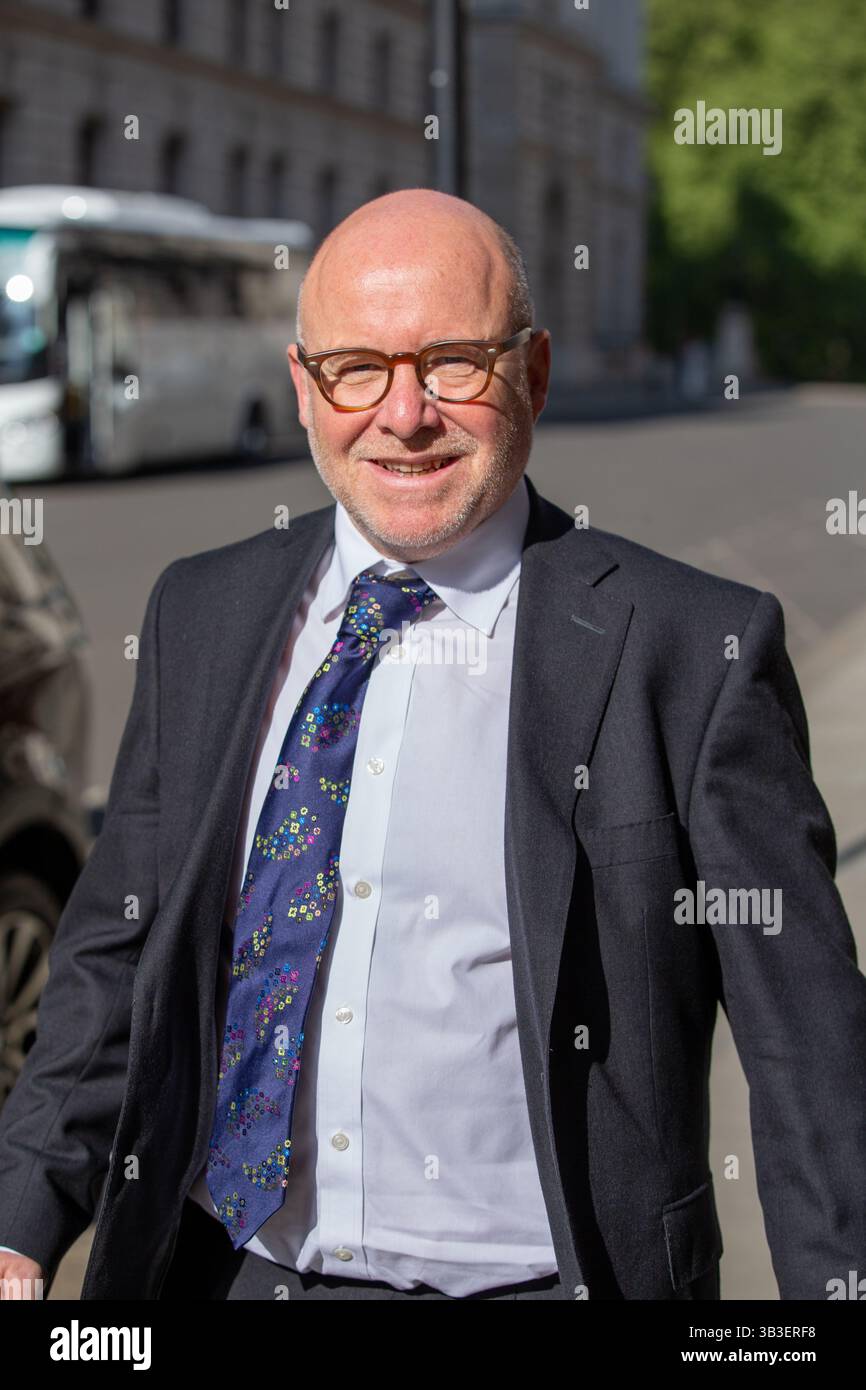 Londra, Regno Unito. 29 aprile 2025. Richard Hermer, procuratore generale arriva per la riunione del gabinetto al 10 di Downing Street Credit: Richard Lincoln/Alamy Live News Foto Stock