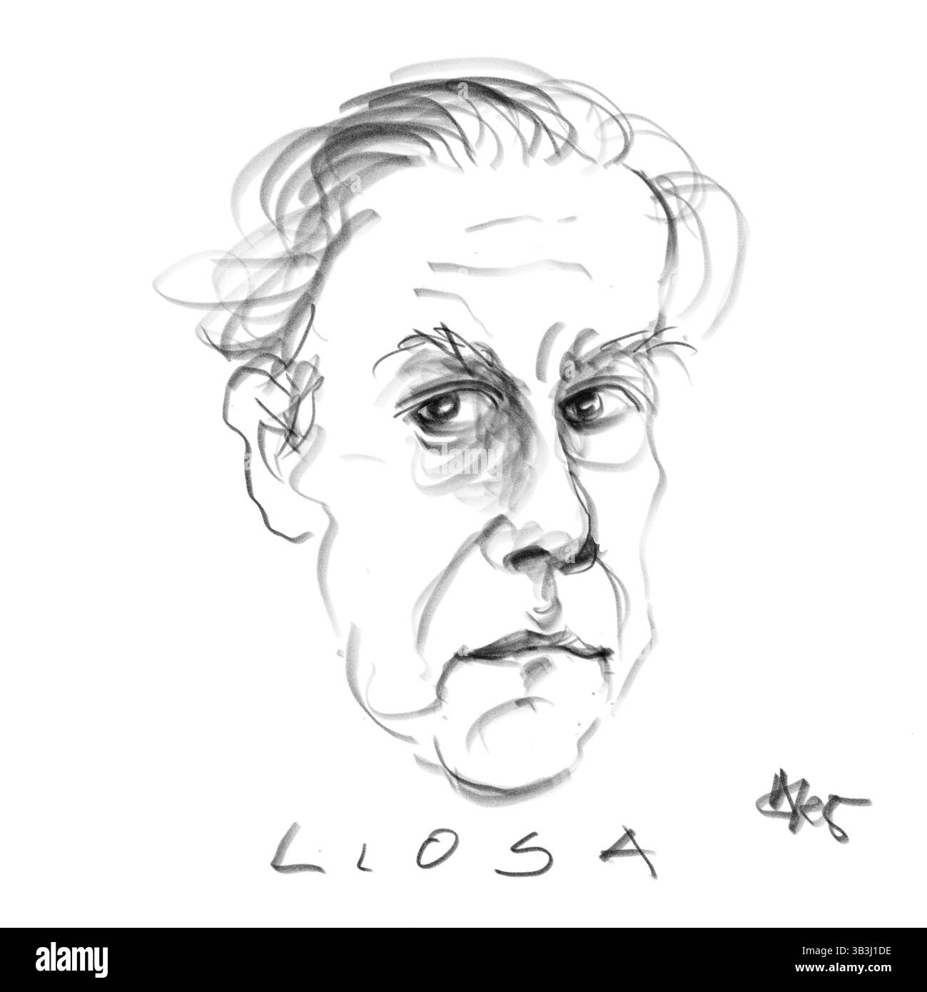 Mario Vargas Llosa Foto Stock
