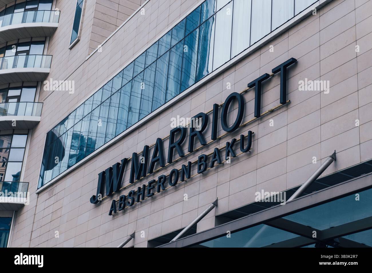 Sospiro dell'hotel JW Marriott Absheron Baku a Baku, Azerbaigian. Foto Stock