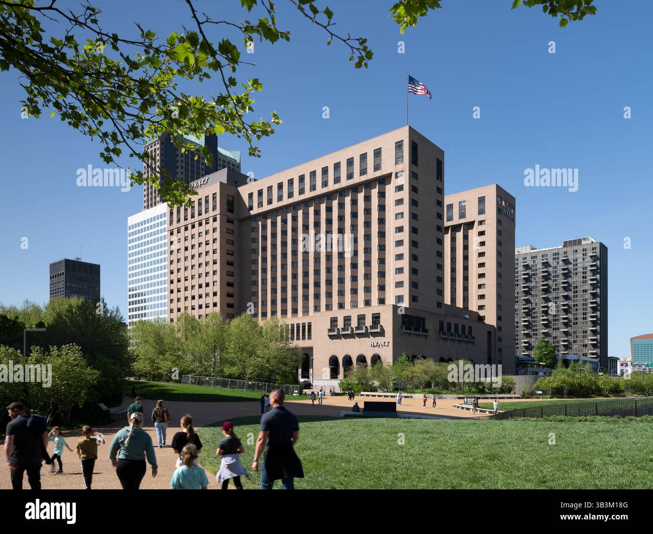 Adam's Mark St. Louis, ubicazione: St. Louis, Missouri, architetto: HBE Corporation Foto Stock