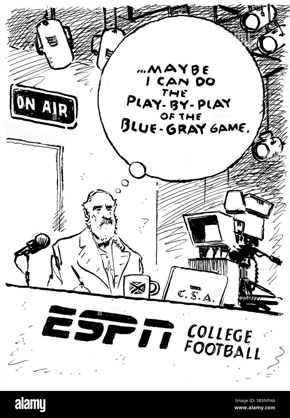 18 dicembre 2017 - USA - 2017 Year in Review di Dave Barry - August B&W. (Immagine di credito: © Jack Ohman/TNS tramite filo ZUMA) Foto Stock