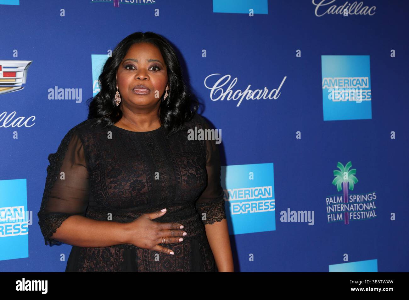 2 gennaio 2018 - Palm Springs, CA, USA - PALM SPRINGS - 2 GENNAIO: Octavia Spencer al Palm Springs International Film Festival Gala 2018 al Convention Center il 2 gennaio 2018 a Palm Springs, CA (immagine di credito: © Kathy Hutchins via ZUMA Wire) Foto Stock