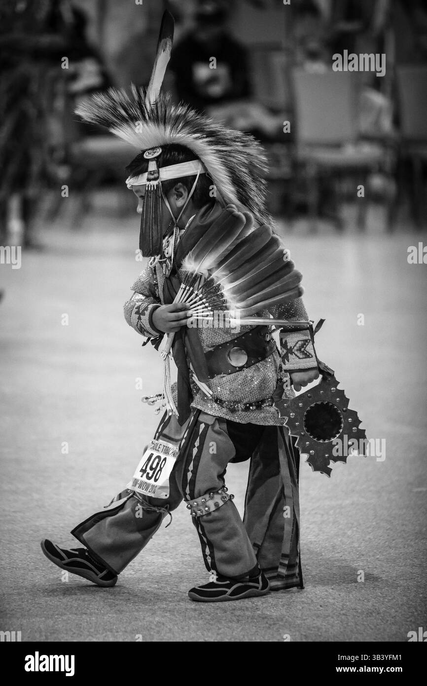 10 febbraio 2018 - Hollywood, Florida, USA - la tribù Seminole della Florida ospiterà la sua celebrazione annuale della cultura e delle arti dei nativi dal 9 all'11 febbraio 2018 a Hollywood, Florida. (Immagine di credito: © Thierry Dehove via ZUMA Wire) Foto Stock