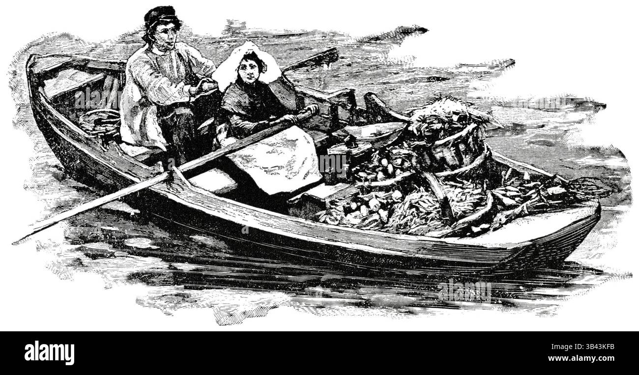 8 febbraio 2015 - agricoltore, barca, trasporti, professioni, storico, (immagine di credito: © Glasshouse via ZUMA Wire) Foto Stock