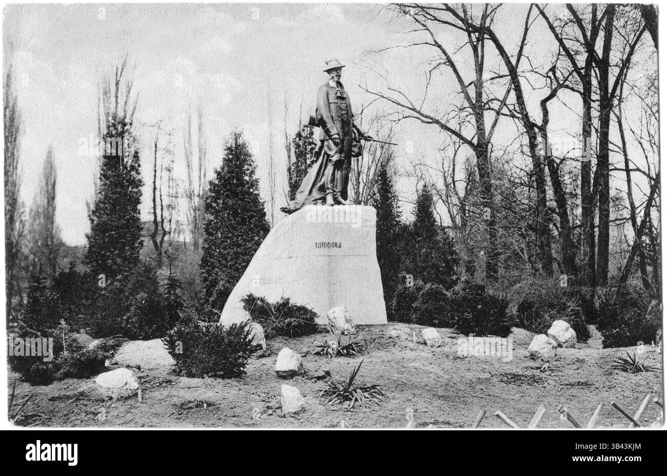3 aprile 2015 - Rudolf Szobor, monumento, Budapest, Ungheria, storico, (immagine di credito: © Glasshouse via ZUMA Wire) Foto Stock