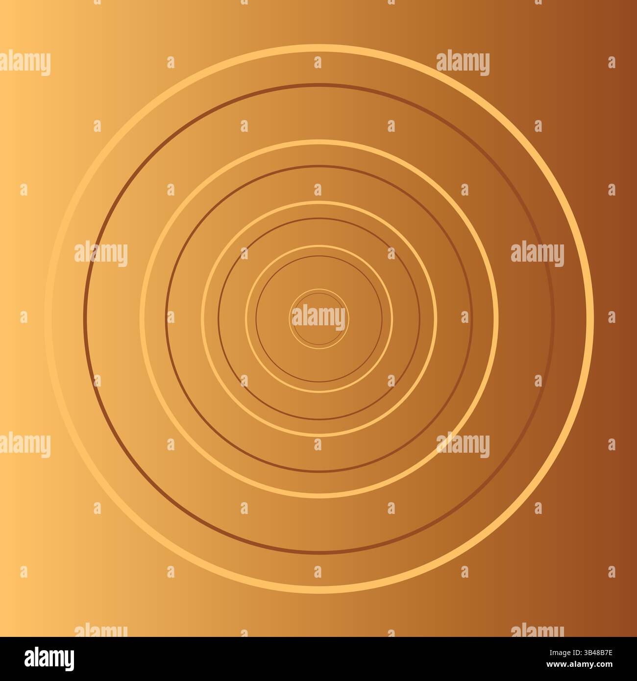 Sfondo astratto 3D Golden Circle Layers con stile di lusso e tecnologia futuristica. Illustrazione vettoriale. File modificabile EPS. Illustrazione Vettoriale