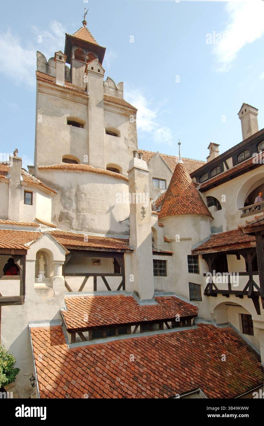 9 settembre 2009 - Castello di Bran (Castelul Bran) - Castello del Conte Dracula, Bra?ov, Valacchia, Romania (immagine di credito: © Andrey Nekrasov/ZUMA Wire/ZUMAPRESS.com) Foto Stock