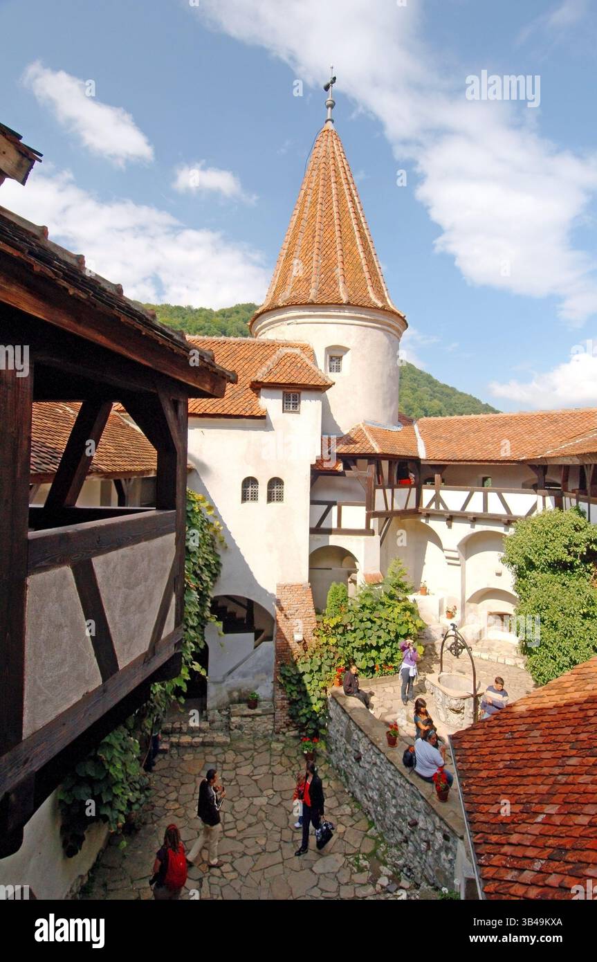 9 settembre 2009 - Castello di Bran (Castelul Bran) - Castello del Conte Dracula, Bra?ov, Valacchia, Romania (immagine di credito: © Andrey Nekrasov/ZUMA Wire/ZUMAPRESS.com) Foto Stock