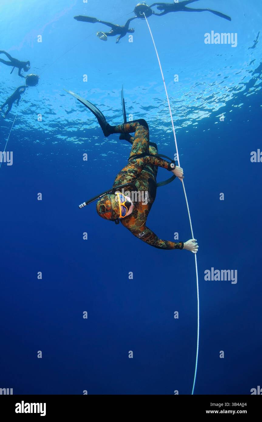 27 ottobre 2012 - Turchia - Freediver, Mar Mediterraneo, Kash, Turchia (Credit Image: © Andrey Nekrasov/ZUMA Wire/ZUMAPRESS.com) Foto Stock