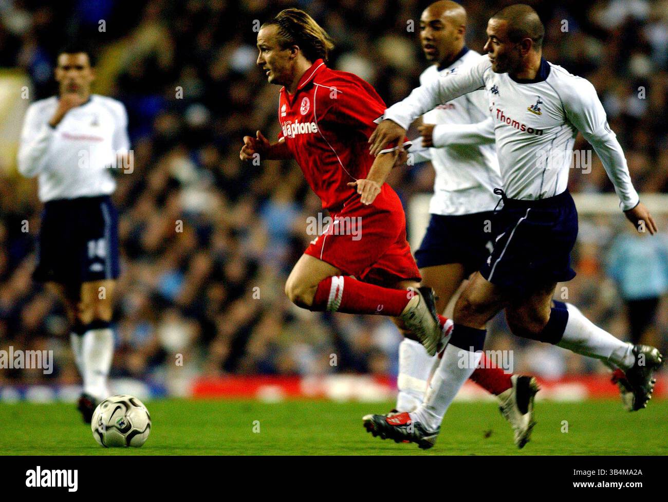 26 ottobre 2003 - Londra, Gran Bretagna - 053067.Boudewijn Zenden.Tottenham Hotspur V Middlesborough (Punteggio 0-0).at Stamford Bridge, Londra....A13819(Credit Image: © Globe Photos/ZUMAPRESS.com) Foto Stock