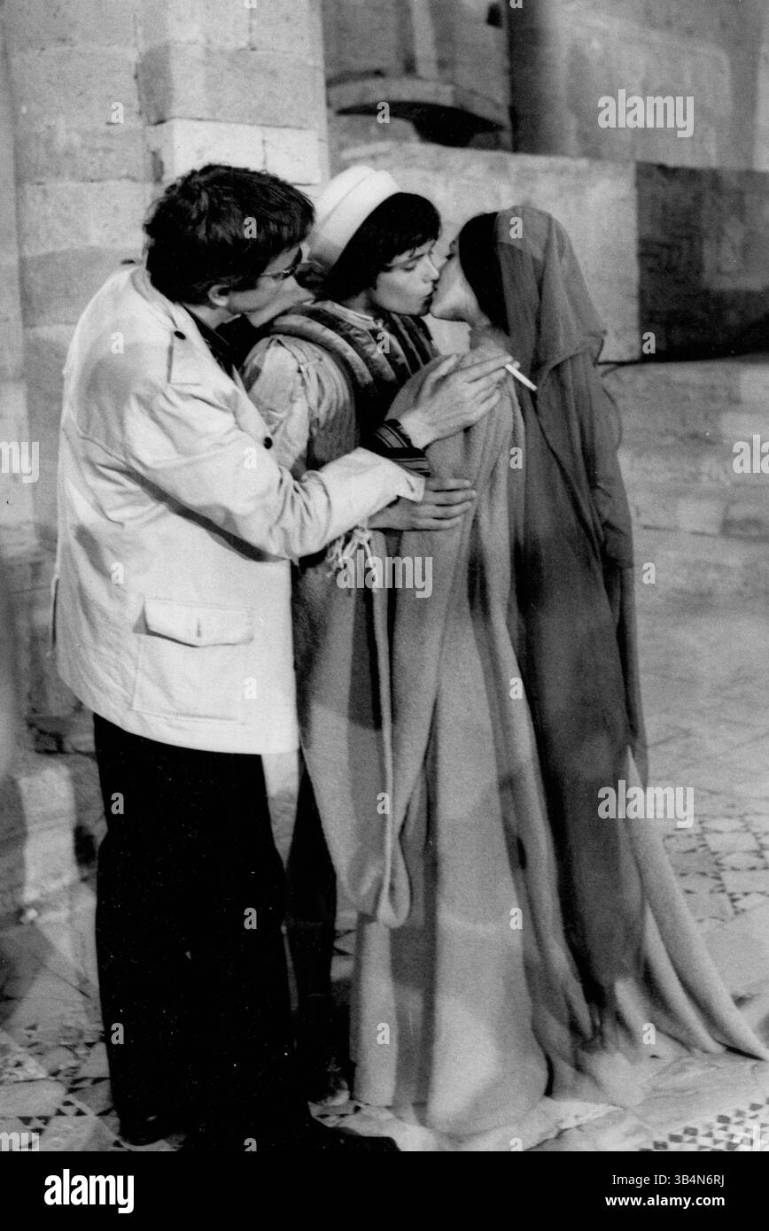 21 marzo 2011 - OLIVIA HUSSEY LEONARD WHITING e Franco Zeffirelli.Romeo e Giulietta 1968.(immagine di credito: © Globe Photos/ZUMAPRESS.com) Foto Stock