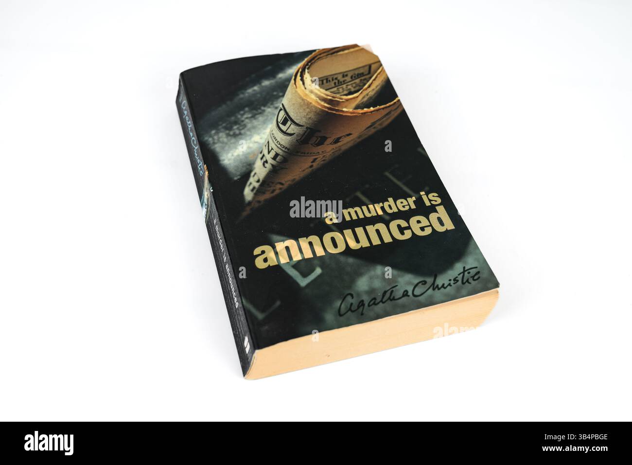 Un omicidio è annunciato libro di Agatha Christie – Galles, Regno Unito – 27 aprile 2025 Foto Stock