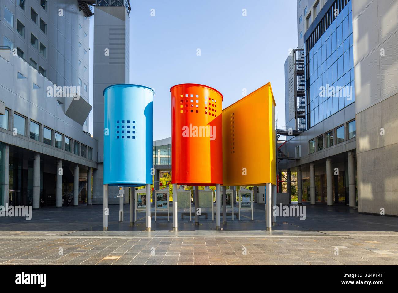 Umeda Sky Building di Osaka, progettato da Hiroshi Hara in stile metabolista Foto Stock
