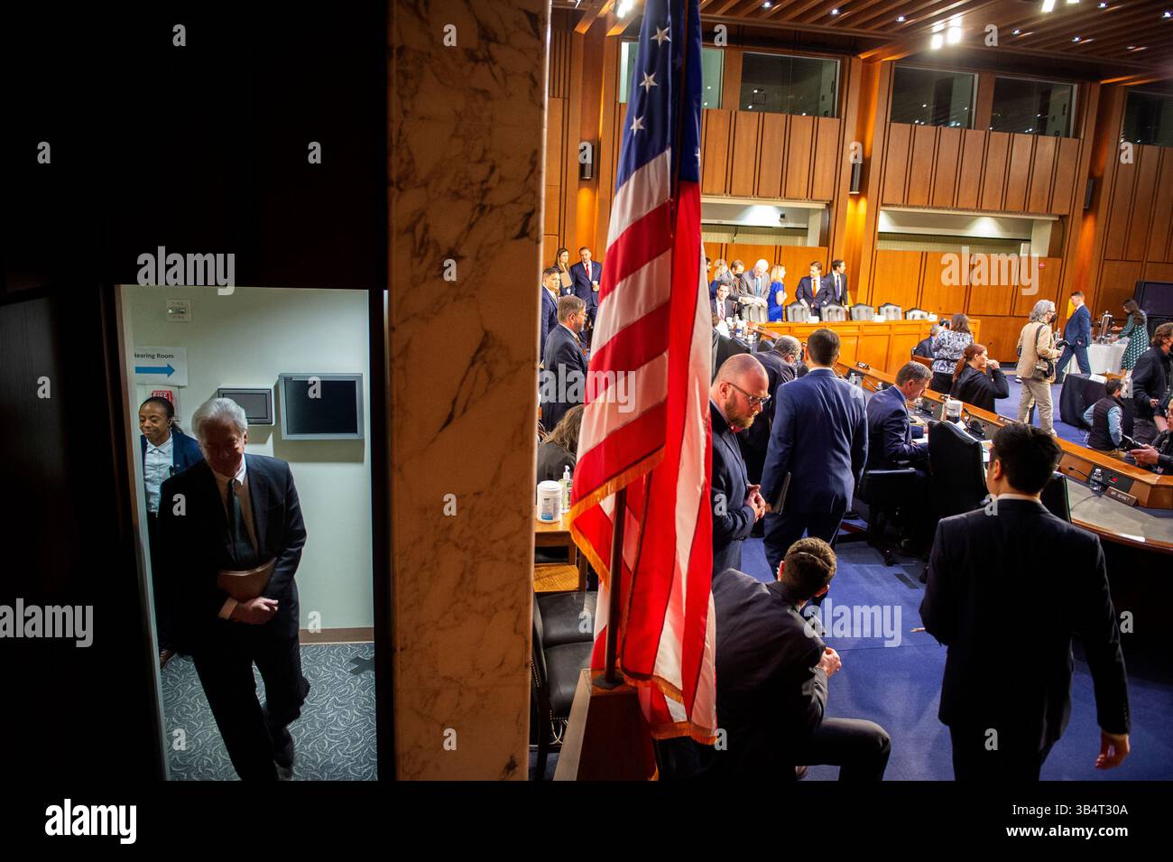 10 marzo 2022, Washington, District of Columbia, USA: William Burns, direttore, Central Intelligence Agency arriva per un'audizione del Senate Select Committee on Intelligence per esaminare le minacce a livello mondiale, nell'Hart Senate Office Building di Washington, DC, giovedì 10 marzo 2022 (Credit Image: © Rod Lamkey/CNP via ZUMA Press Wire) Foto Stock