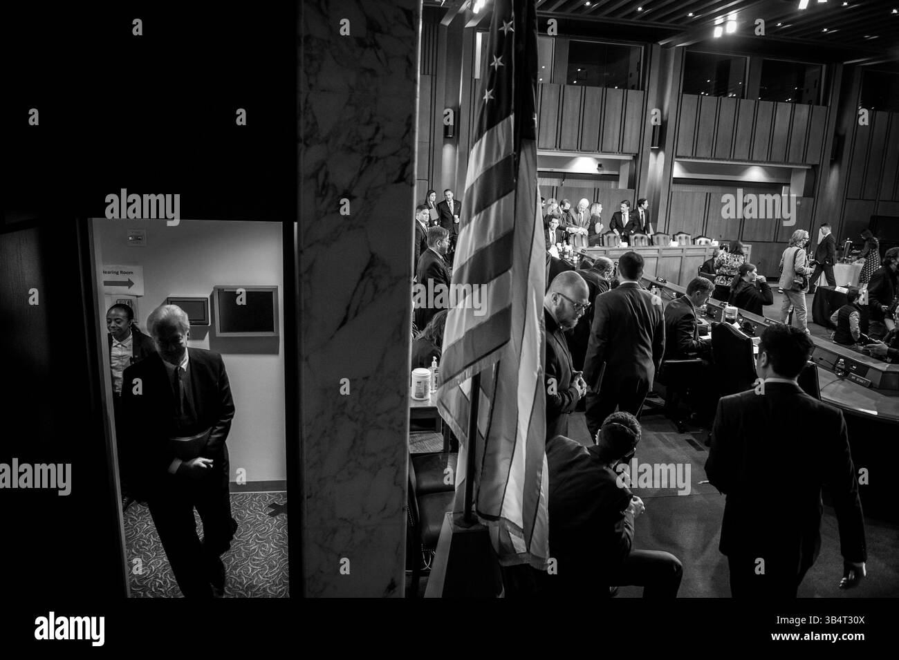 10 marzo 2022, Washington, District of Columbia, USA: William Burns, direttore, Central Intelligence Agency arriva per un'audizione del Senate Select Committee on Intelligence per esaminare le minacce a livello mondiale, nell'Hart Senate Office Building di Washington, DC, giovedì 10 marzo 2022 (Credit Image: © Rod Lamkey/CNP via ZUMA Press Wire) Foto Stock