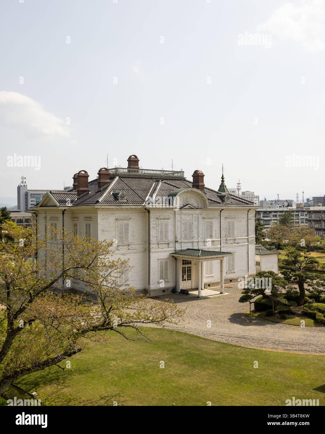 Jinpukaku Mansion, una residenza tradizionale in stile occidentale situata a Tottori Kanazawa Foto Stock