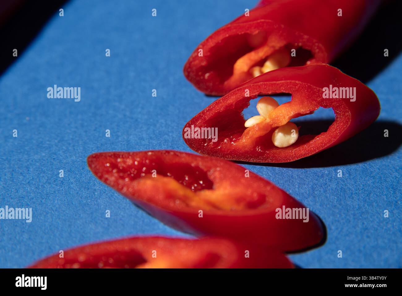 Ingrediente peperoncino per salsa. Foto Stock