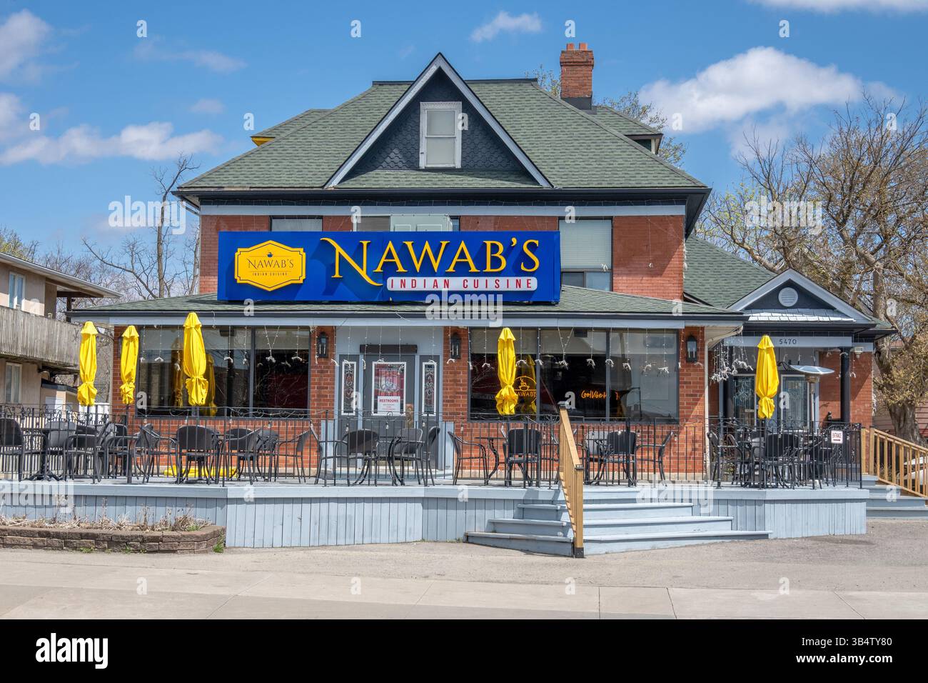 Nawab's Indian Restaurant a Niagara Falls Ontario Canada, Niagara Falls è Una delle principali destinazioni turistiche in Canada, Stock Photo Foto Stock