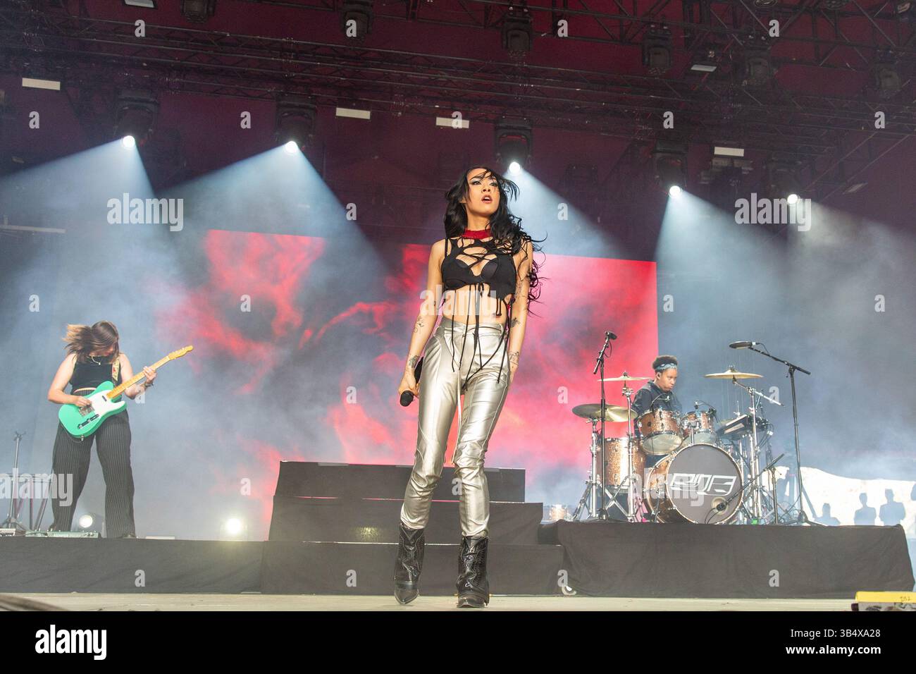 23 aprile 2022, Indio, California, Stati Uniti: RINA SAWAYAMA al Coachella Valley Music and Arts Festival di Indio, California (Credit Image: © Daniel DeSlover/ZUMA Press Wire) Foto Stock